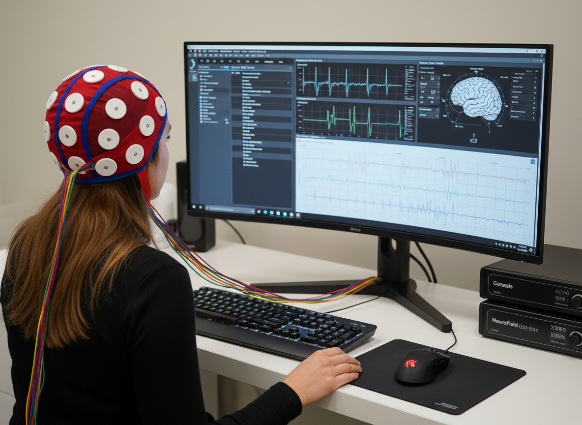 qEEG brain mapping for concussion